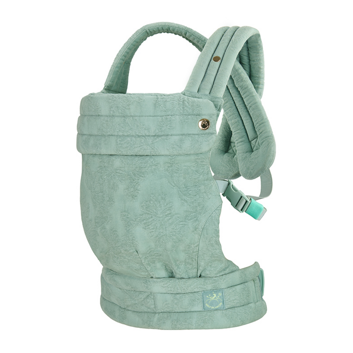 NEST BLANCHE Baby Carrier – Soft Cotton Linen Blend with Magnolia Jacquard Design, Adjustable and Ergonomic for Newborns and Toddlers